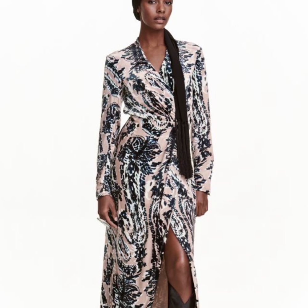 H&M Studio ‘Runway’ Velvet Dress